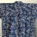 VESTE SAMUE EN COTON INDIGO À MOTIFS 007-224 